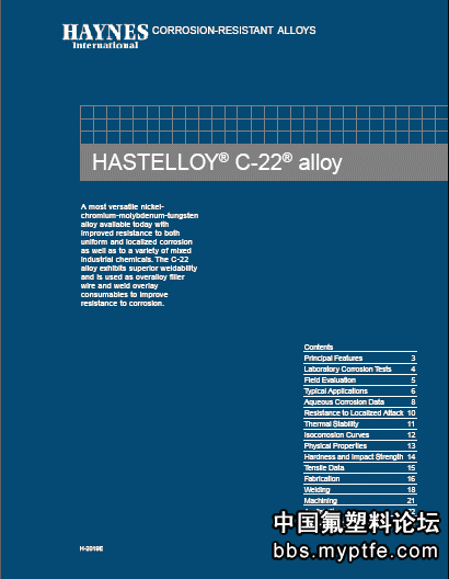 hastelloy c22